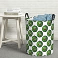 thumbnail image 6 of Sikiie Happy Watermelon Print Round Dirty Clothes Basket, Waterproof Standing Foldable Storage Basket, for Laundry Room, Bedroom, Bathroom Storage-Medium, 6 of 6