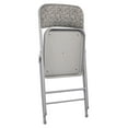 thumbnail image 4 of VTOY 2-Pack Folding Chairs with Padded Cushion Metal Foldable Chair for Home and Office, for Indoor and Outdoor Events-Gray, 4 of 10