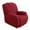 Red, variant on Rosnek Stretch Recliner Slipcover with Pockets Furniture Chair Cover, Red (4 Pieces)