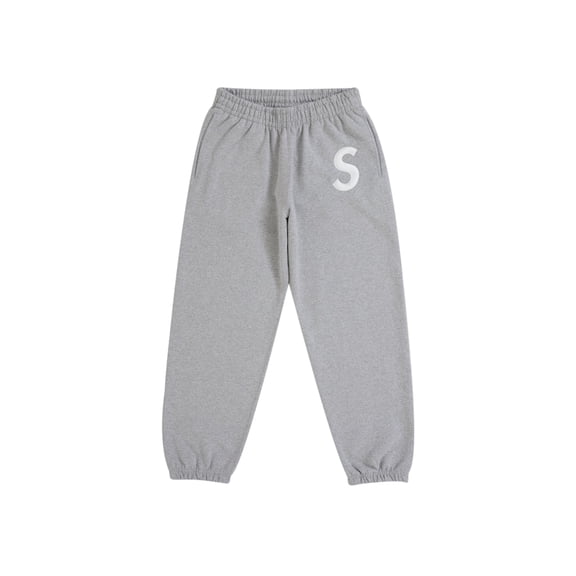 Supreme Men's S Logo Sweatpant (FW25) Heather Grey, from StockX