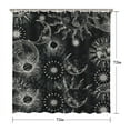 thumbnail image 5 of Gothic Shower Curtain Set - Dark Celestial Moon & Star Print, Mystical Cosmic Bath Decor, Waterproof Polyester 72"Wx72"L, Goth Aesthetic Gift, 5 of 5