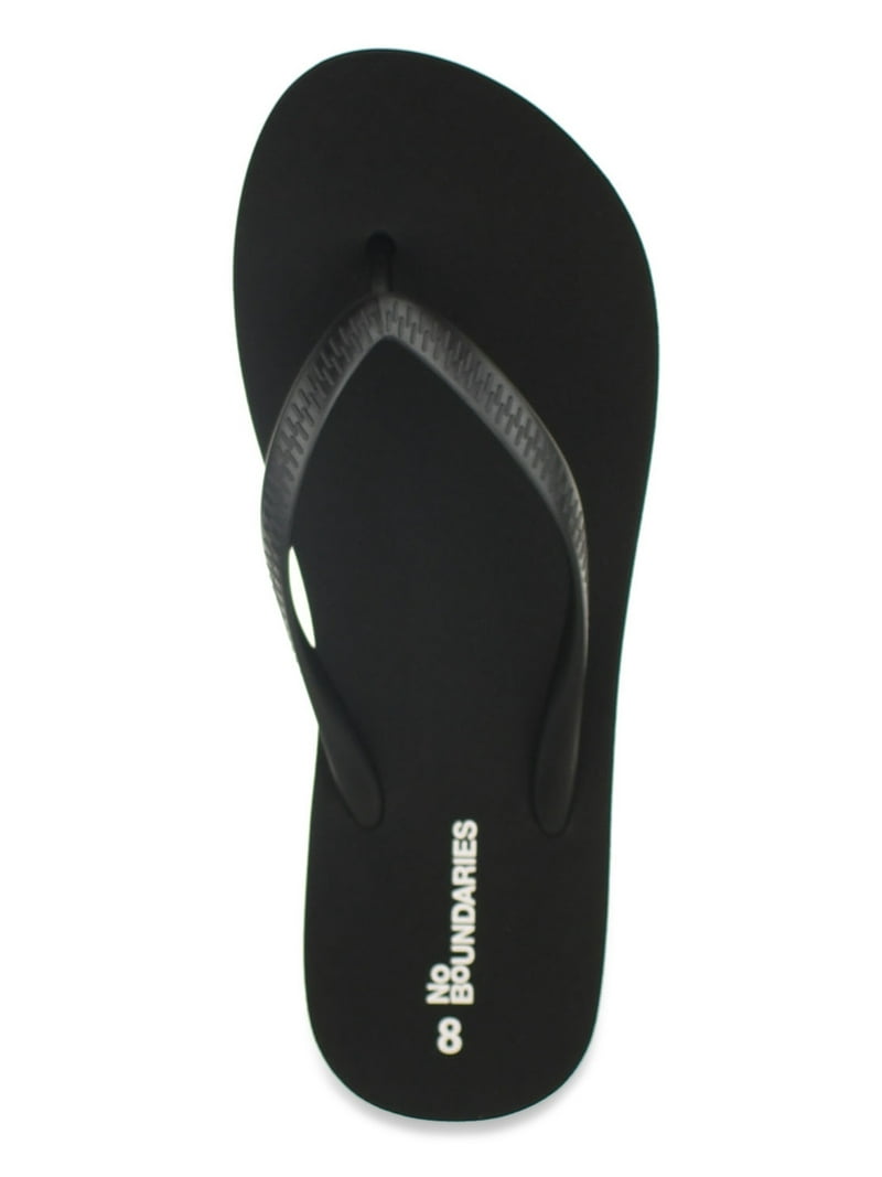 No Boundaries Black Flip-Flops No Boundaries Women main image 2