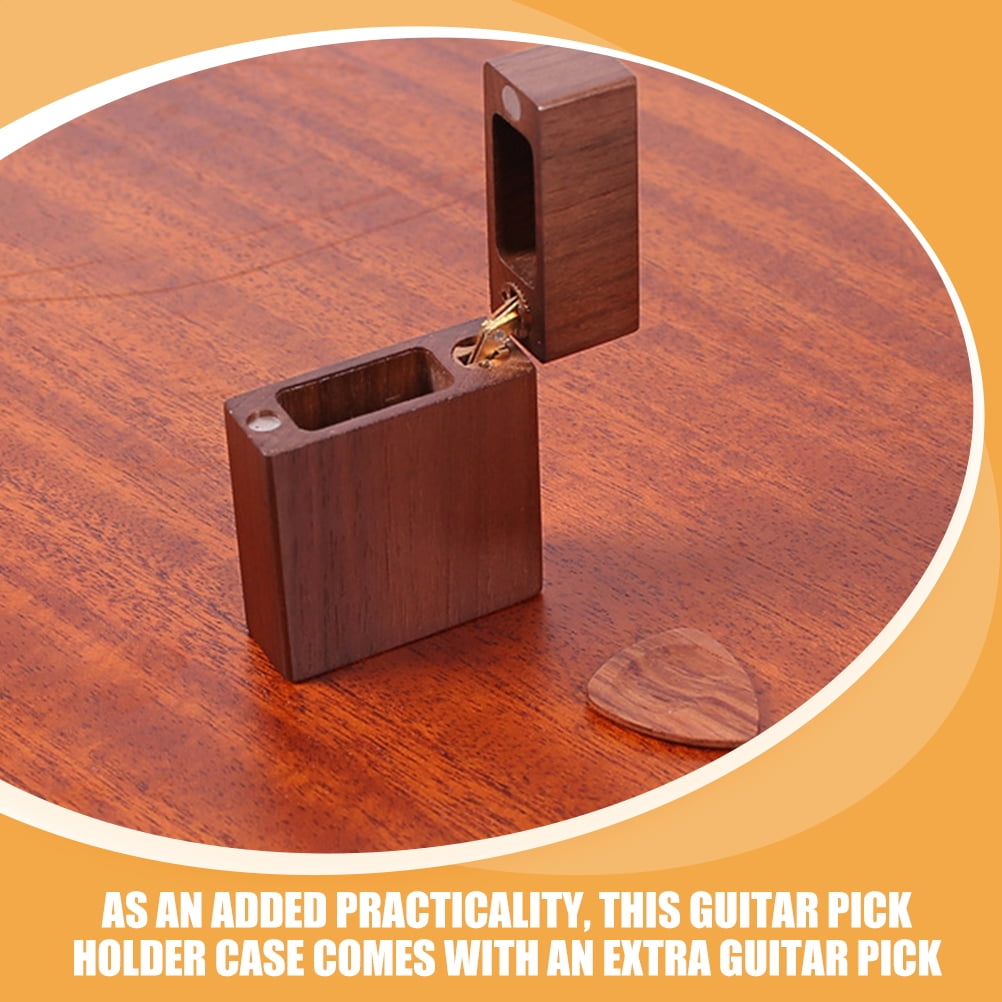 Worgeous Guitar Stand Acoustic Guitar Guitar Pick Case 6.80X5.00X1.90CM