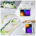 thumbnail image 4 of FJLBDE Case for Xiaomi Mi Pad 6/ Mi Pad 6 Pro 11 Inch 2023 with 360 Kickstand, Shoulder Strap Carrying Protective Cover, Multicolor Green, 4 of 6