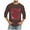 Brown, variant on Men's Valentine's Day T-Shirt,Heart Print Round Neck Casual Short Sleeve Round-Neck Blouses Valentine's Day Gift for Him