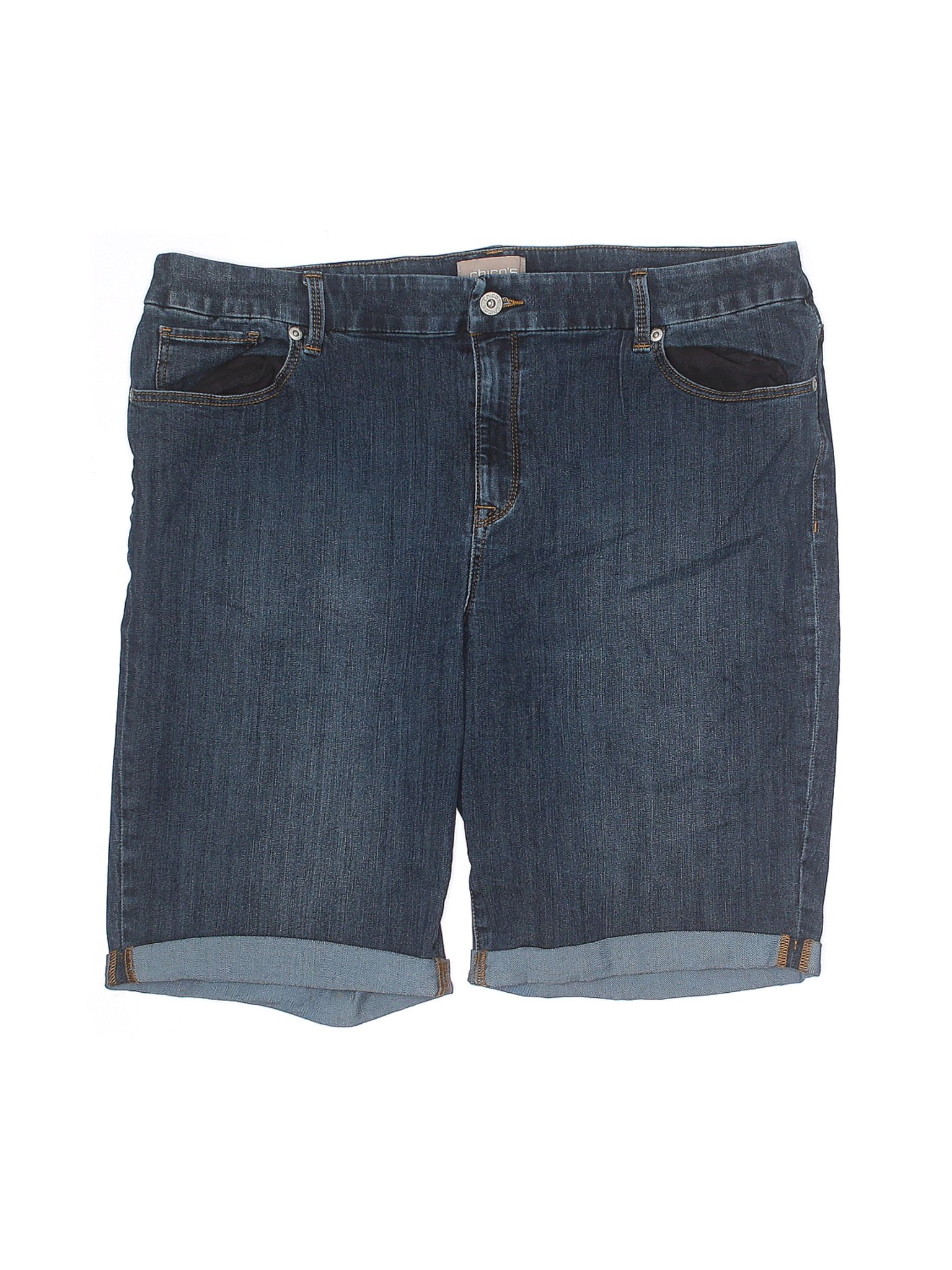 chicos denim shorts