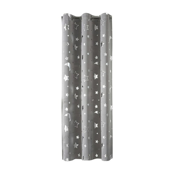 PEIBang 52x63 Inch Star Blackout Curtains for Bedroom,Cute Star Print Curtains Decorative Curtain Drapes for Home Theater