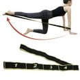 thumbnail image 1 of Fitness Workout Stretch Rope Tool Strength Training Resistance Belt Fitness Yoga Belt, Yoga Stretch Strap, Elastic Yoga Belt For Home Men Women Yellow,Red, 1 of 8