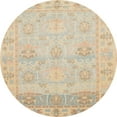 thumbnail image 1 of Ahgly Company Indoor Round Abstract Brown Oriental Area Rugs, 8' Round, 1 of 6