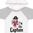 thumbnail image 4 of Inktastic I'm the Captain Pirate Girl Girls Baby Bodysuit, 4 of 5