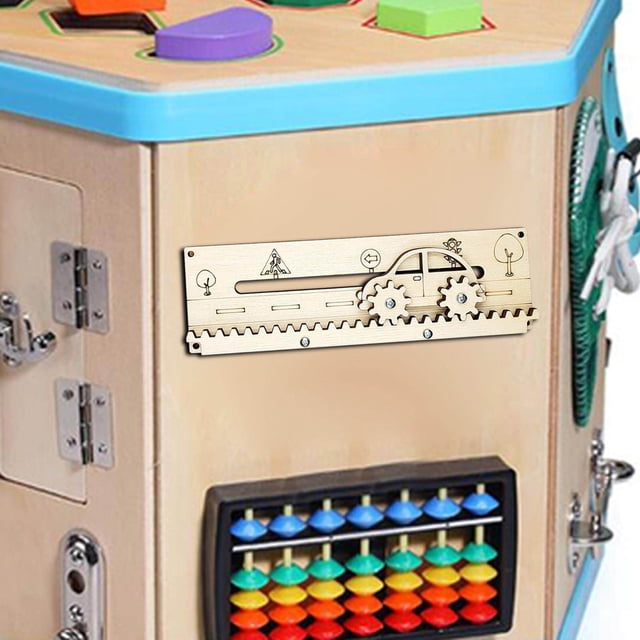 justharion Planche d'Activités Sensorielle pour Enfants, Pièces de Planche Sensorielle pour Tout-Petits, Cadeaux Bus la Route