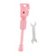 thumbnail image 1 of Pata de cabra para bicicleta para niños, soporte para pie, soporte lateral para bicicleta antideslizante rosa, para ruedas de 16 pulgadas, 1 of 9