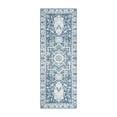 thumbnail image 4 of My Magic Carpet 2.5'x7' Machine Washable Non-Slip Kitchen Hallway Runner Rug - Parviz Blue, 4 of 5