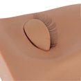 thumbnail image 2 of PVC Skin Color Eyelash Mannequin Head for Makeup and Eyelash Extension Practice, 2 of 3
