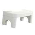 thumbnail image 4 of Taburete resistente para sentarse en cuclillas, taburete para inodoro, práctico y portátil con junta antideslizante, taburete con escalones de 7 Sunnimix Baño inodoro reposapiés taburetes, 4 of 8