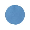 thumbnail image 3 of Tuvgenk Woven Placemat for Kitchen Dining 15 Inch Easy Clean Cotton Table Mat Stain Resistant Waterproof Round Blue for Birthday Party Decor, 3 of 4