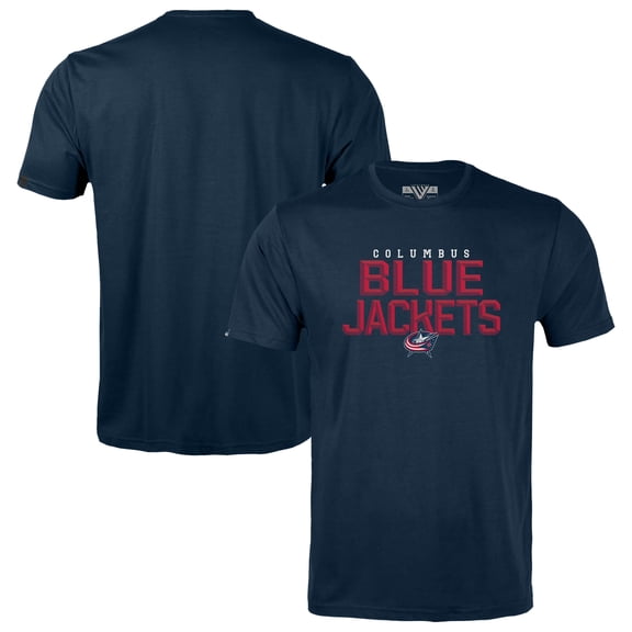 Youth Levelwear  Navy Columbus Blue Jackets Little Richmond Carve T-Shirt