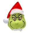 thumbnail image 2 of Grinch Christmas Decorations Tree Topper Plush Doll Toy Gift Cartoon Style Children's Rag Doll Doll, 2 of 3
