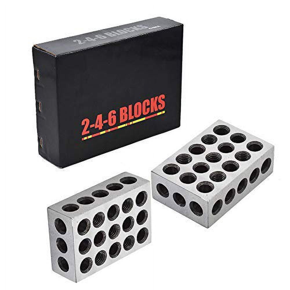 Jeu De Blocs Gabarit 2-4-6 Pour Machiniste - Acier Trempé Rectifié - Précision 0.0002" - Neuf