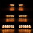 thumbnail image 2 of 2 intermitentes LED para motocicleta, 6 luces intermitentes ámbar para manillar de motocicleta y scooter., 2 of 5