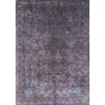 thumbnail image 1 of Ahgly Company Machine Washable Indoor Rectangle Industrial Modern Plum Purple Area Rugs, 3' x 5', 1 of 7