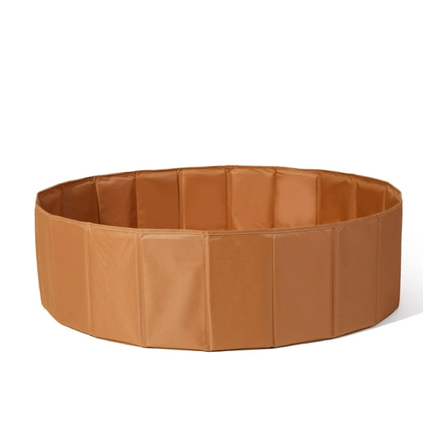 Carpa Plegable Trendplay con Piscina de Pelotas para Niños Pequeños en Color Marrón