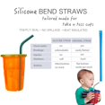 thumbnail image 2 of Pajitas reutilizables de silicona Region para niños pequeños y bebés de 200 a 350 ml, 2 of 7