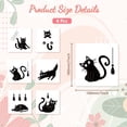 thumbnail image 3 of Light Switch Plate Stickers Labels Decals 6Pcs 7"x7" Funky Cats for Home House Decorative Funny Peel and Stick Light Wall Outlet Stickers for Switch Decoration, 3 of 9