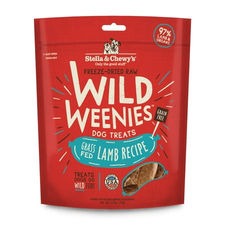 UPC: 0852301008151 | Stella & Chewy s Lamb Wild Weenies Freeze-Dried Raw Dog Treats 3.25 oz.