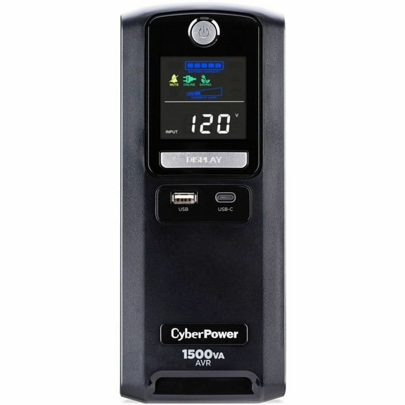 CyberPower LX1500GU3 - 1500VA/900W Black Battery Backup UPS with 10 Outlets