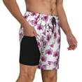 thumbnail image 3 of Daiia Orchids Flowers Mens Swim Trunks Swim Shorts Quick Dry Swim Shorts with Mesh Lining Pockets-XX-Large, 3 of 9