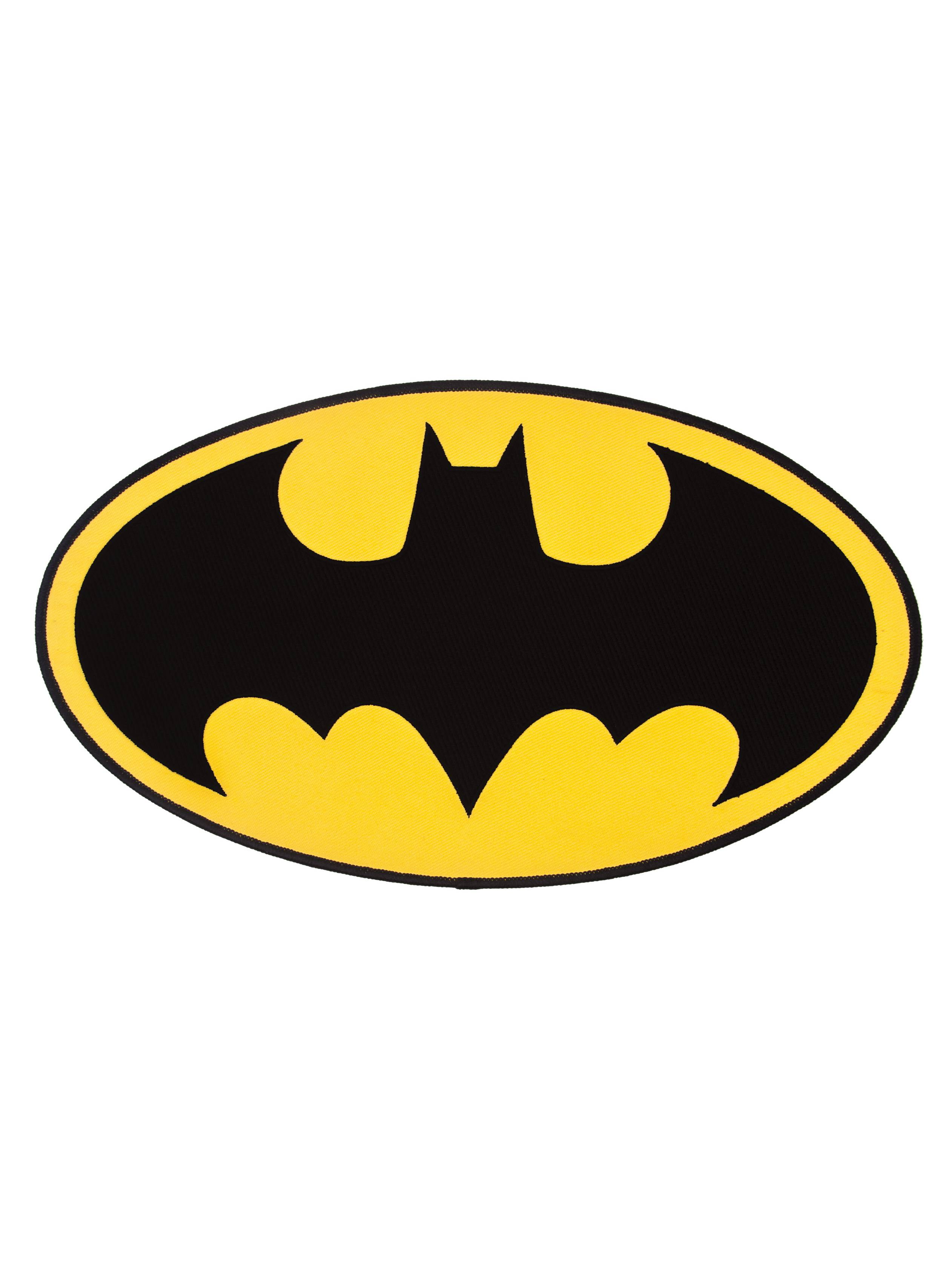 on 10cm DC Comic Batman Stripe Grey & Yellow Badge Embroidered Patch Sew/Iron 