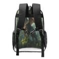 thumbnail image 2 of Rocae Forest Stone-Colored Dragon for 16inch Clear Backpack Transparent School Backpack for Women Men, Capacity Clear Bag for College, Travel, 2 of 7