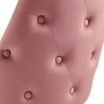 thumbnail image 7 of Side Dining Chair, Set of 2, Velvet, Pink, Modern Contemporary Urban Design, Kitchen Room Cafe Bistro Restaurant Hospitality, 7 of 7