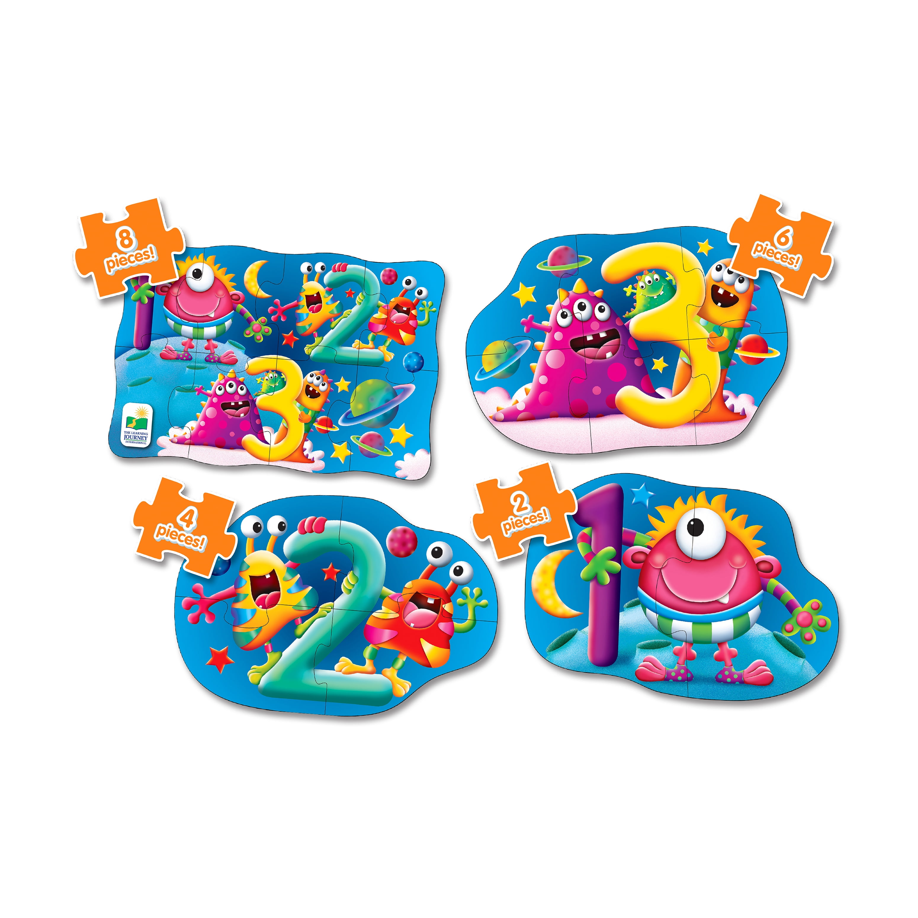The Learning Journey My First Puzzle Set, 4-in-a-Box, 123