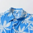 thumbnail image 4 of Futezty Boys Unisex Easter Gifts for Boy Baby Outfit Kids T Shirt Boys Short Sleeve Summer Casual Cartoon Prints Gentleman Tops Hawaii Beach Holiday Floral Shirts T Shirt, 4 of 6