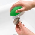 thumbnail image 6 of Safeglitz 1Pack Vegetable Brush Non Slip Grip Potato Scrubber Veggie Brush with Flexible and Hard Bristles Non Slip Comfortable Grip, for Cleaning Food Cucumber and Carrot, 6 of 7