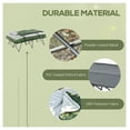thumbnail image 3 of 2-Person Folding Camping Cot Portable Outdoor Bed Set with Sleeping Bag, Inflatable Air Mattress, Pillows and Carry Bag, Soft and Comfortable for Outdoor Travel Camp Beach Vacation, 3 of 9