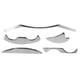 thumbnail image 2 of Herramientas De Masaje De Acero Inoxidable Herramientas De Masaje De Raspado Corporal Herramientas De Raspado Gua Sha 5pcs / Set Kit De Herramientas De Cuidado De La Salud De ANGGREK Otros, 2 of 8