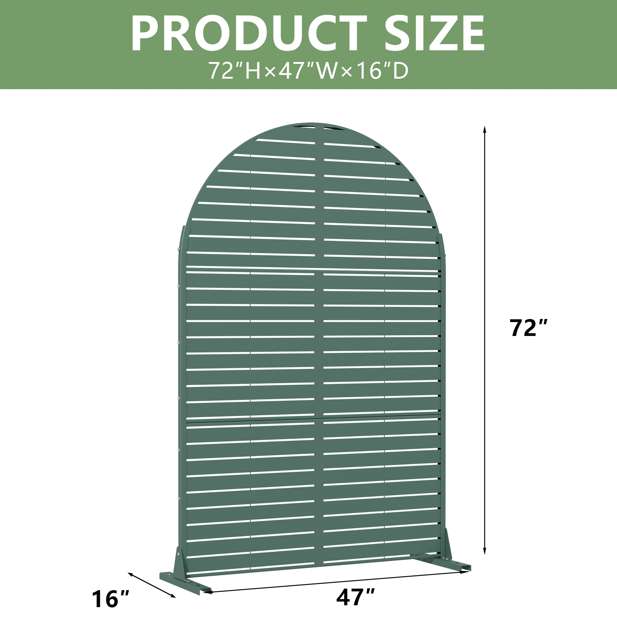 Metal Privacy Screen Fence Panel