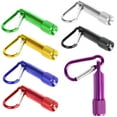 thumbnail image 1 of HTOOQ Mini LED Flashlight Keychains Portable Flashlight Keyring Carabiner Toys Bulk for Kids Party Favors Camping Hiking 15 Pcs - -, 1 of 5
