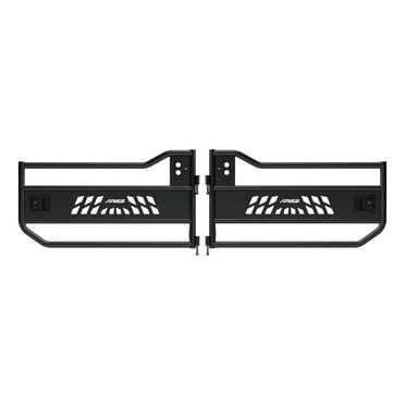 ARIES 1500200 Black Aluminum Front Jeep Wrangler JL, Gladiator Tube Half Doors