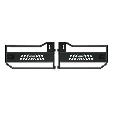ARIES 1500200 Black Aluminum Front Jeep Wrangler JL, Gladiator Tube Half Doors