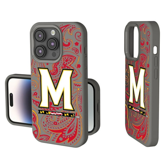 Maryland Terrapins Paisley iPhone Soft Touch Case