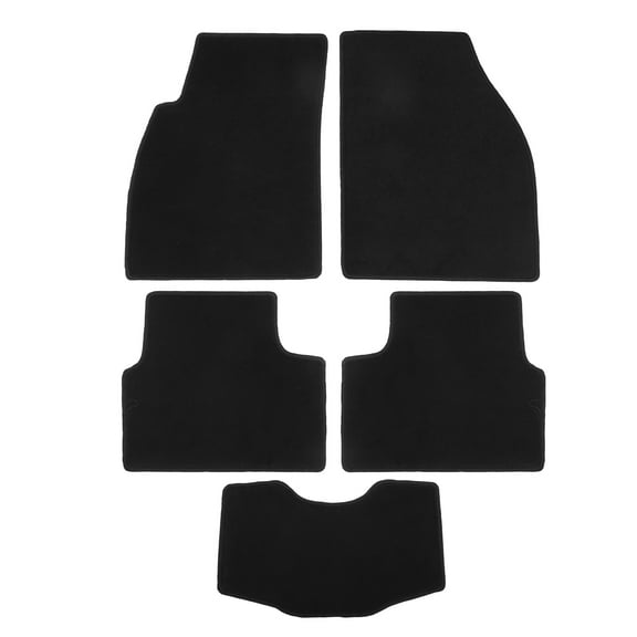 Unique Bargains 1 Set Car Floor Mats for Chevrolet Malibu 12-15 Non-slip Velour Front Rear Car Floor Carpet Liners Rugs