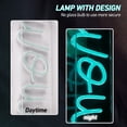 thumbnail image 3 of UPONRAY Wow LED Neon Lightbox, Dimmable USB Powered for Room Desk Decor Gift for Family Friends, 3 of 6