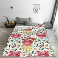 thumbnail image 5 of Pofeuu Christmas Cute Pigs Print Ultra-Soft Micro Fleece Blanket,for Bed Or Sofa,All Season Throw Blankets Flannel Blanket-80"x60", 5 of 7