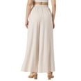 thumbnail image 3 of Allegra K Wide Leg Pants for Women's Flowy Drawstring High Waist Palazzo Pants, 3 of 5