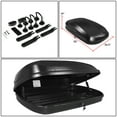 thumbnail image 7 of DNA Motoring PT-ZTL-8293-BK Universal 12.7 Cubic Feet Textured Black Cargo Rooftop Travel Storage Box with Secure Key Lock, 7 of 7