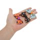 thumbnail image 4 of Ganchos de pelo de Halloween de 3 piezas con clip de pico de pato para mujeres en naranja y azul, 4 of 5
